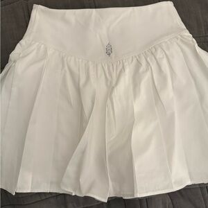 White FP movement Pleated Tennis Skirt